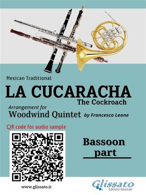 cover image of Bassoon part of "La Cucaracha" for Woodwind Quintet